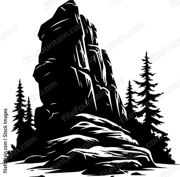 Granite Formation Landscape