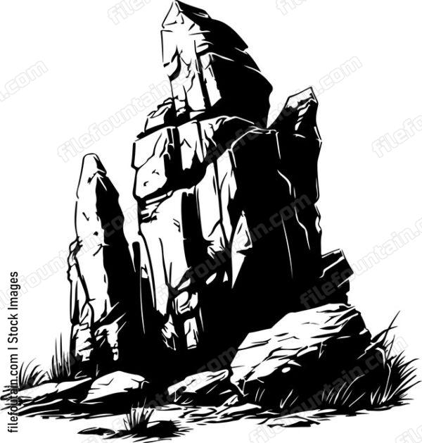 Granite Formation Landscape