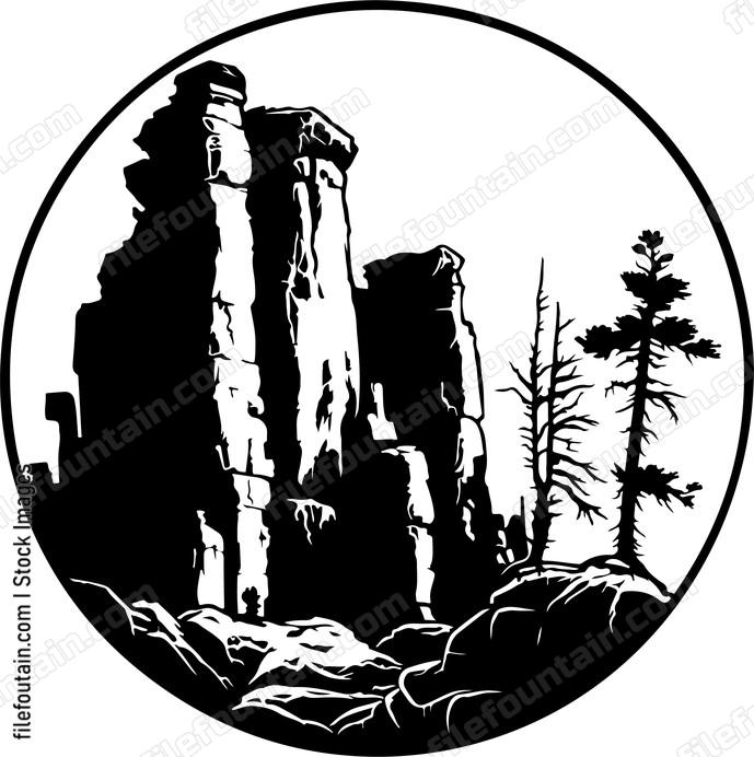 Granite Formation Landscape