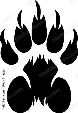 Grizzly Front Paw