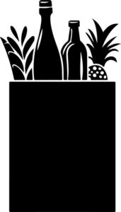 Groceries In Paper Bag