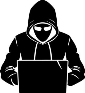 Hacker On Computer