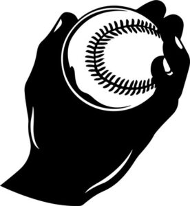 Hand Holding Baseball Style