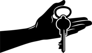 Hand Holding Key