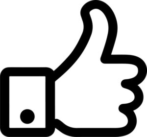 Hand with thumb up