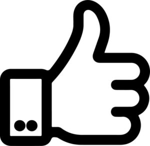 Hand with thumb up