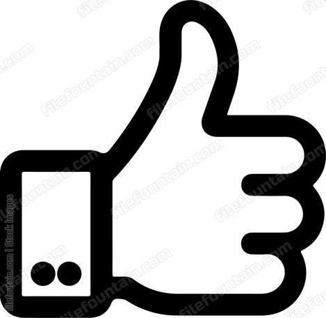 Hand with thumb up