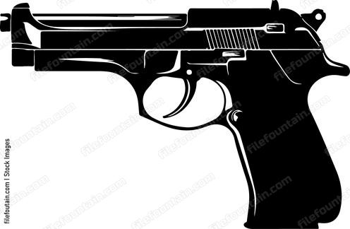 Handgun With Silencer