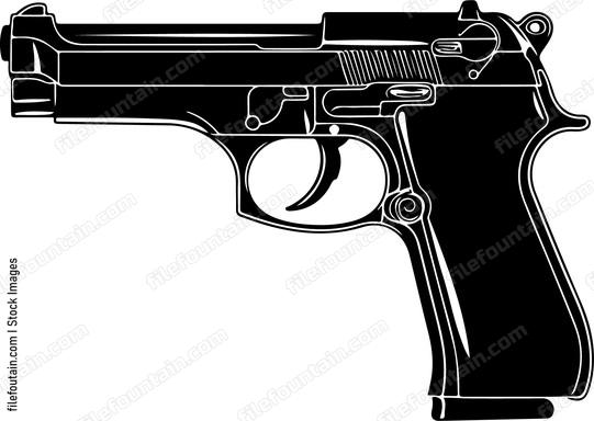 Handgun With Silencer