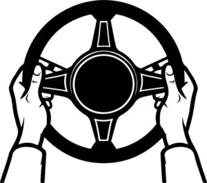 Hands Driving Car Wheel