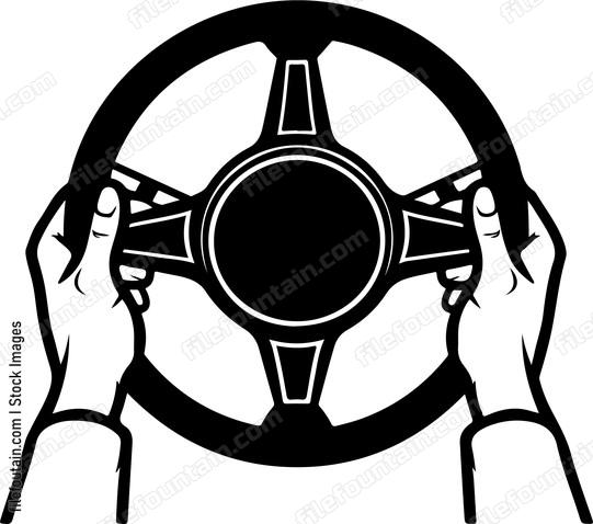 Hands Driving Car Wheel