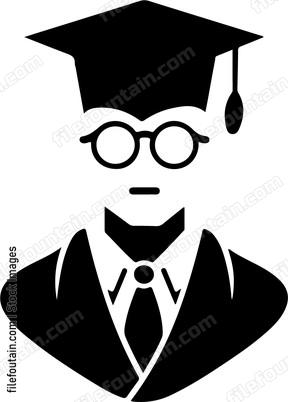 Head and shoulders of professor