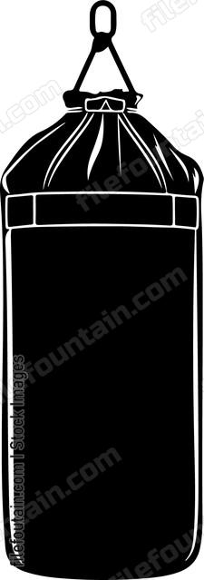 Heavy bag hanging from ceiling