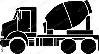 Heavy Concrete Truck