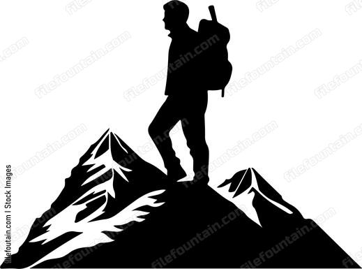 Hiking Silhouette