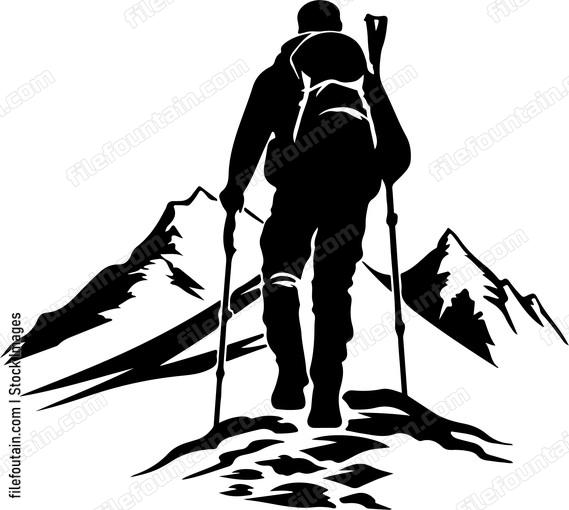 Hiking Silhouette