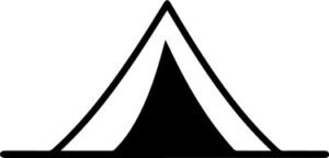 Hiking Tent Rain Mountains