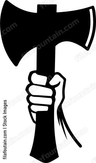 Holding Axe