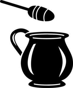 Honey Pot And Dipper