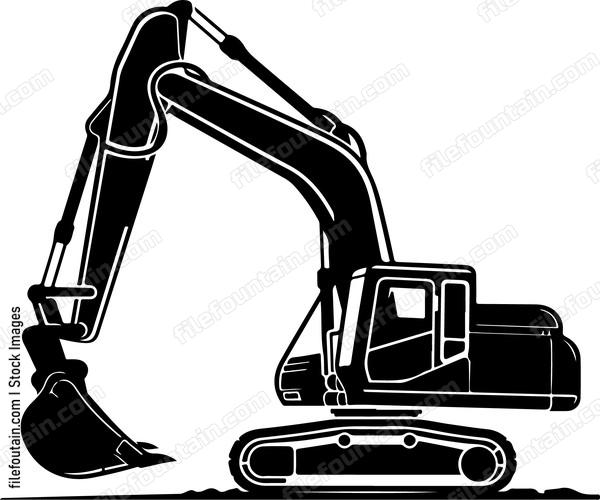 Hydraulic Excavator With Shear Core