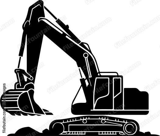 Hydraulic Excavator With Shear Core