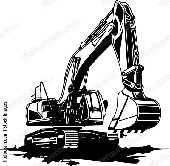 Hydraulic Excavator With Shear Core