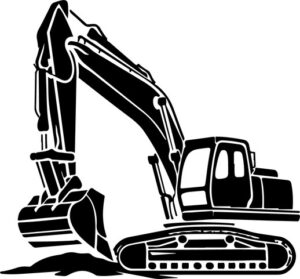 Hydraulic Excavator With Shear Core