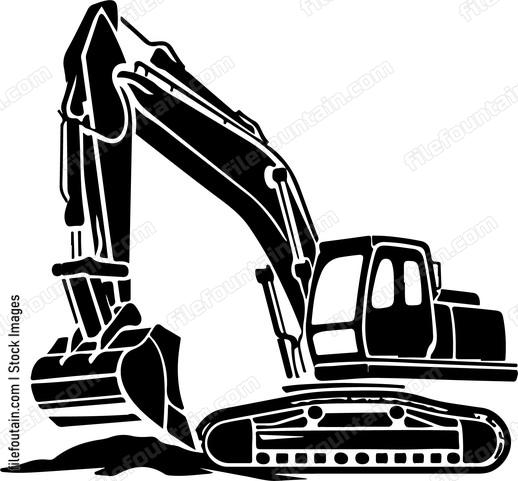 Hydraulic Excavator With Shear Core