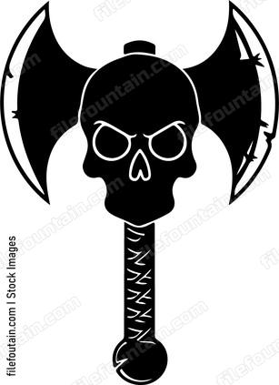 Ice Axe Skull