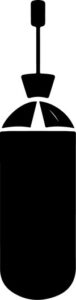 illustration of punching bag