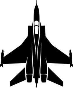 Jet Fighter Bottom View