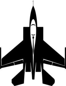 Jet Fighter Bottom View