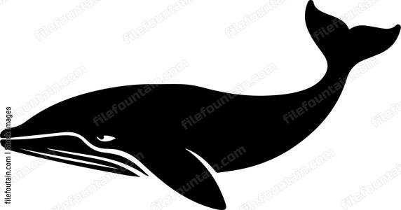 Large black whale