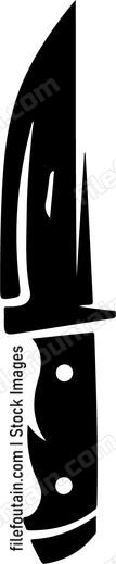 Large hunting knife