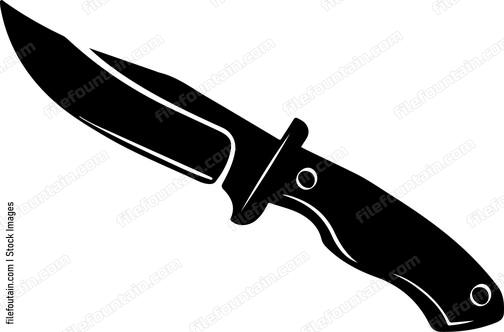 Large hunting knife