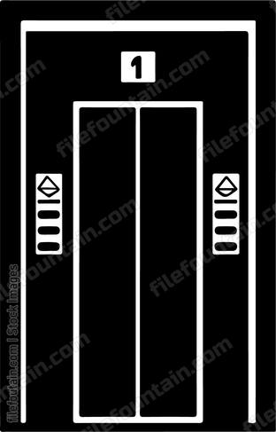 Lift going to first floor