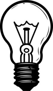 Light bulb sketch