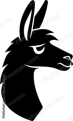 Llama Head Side