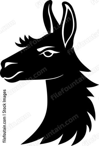 Llama Head Side