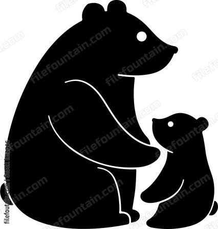 Mama Bear And Baby Bear