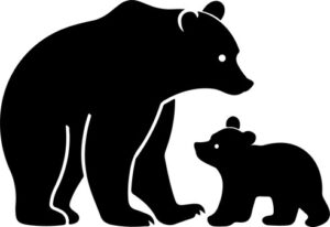 Mama Bear And Cub