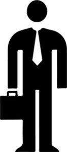 Man Holding Briefcase