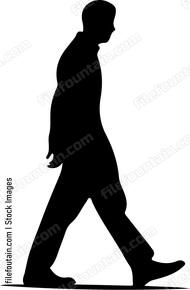 Man Walking Away