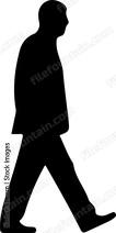 Man Walking Away