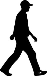 Man Walking Baseball Cap