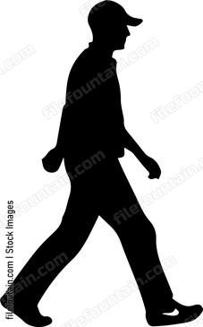 Man Walking Baseball Cap