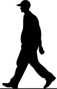 Man Walking Baseball Cap