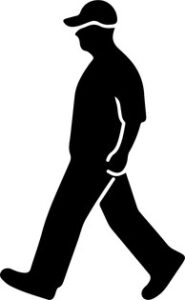 Man Walking Baseball Cap