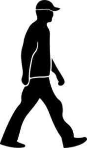 Man Walking Baseball Cap