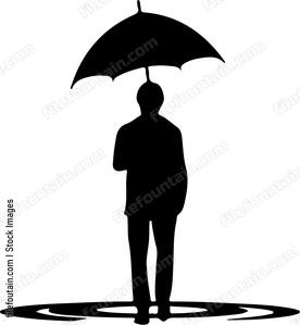 Man With Umbrella
